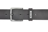MUSTANG Adjustable Leather Belt 3.5 W90 Dark Grey - shortenable MUSTANG Adjustable Leather Belt 3.5 W90 Dark Grey - shortenable
