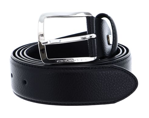 PIQUADRO Modus Leather Belt 3.5 W115 Nero - shortenable