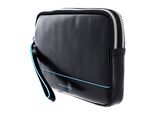 PIQUADRO Blue Square Men's Wrist Clutch Bag Nero