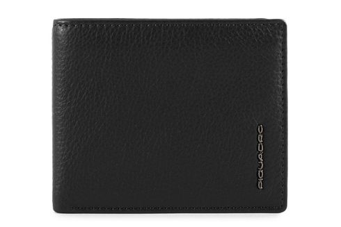 PIQUADRO Modus Special Men's Wallet Flip Up ID Window Nero