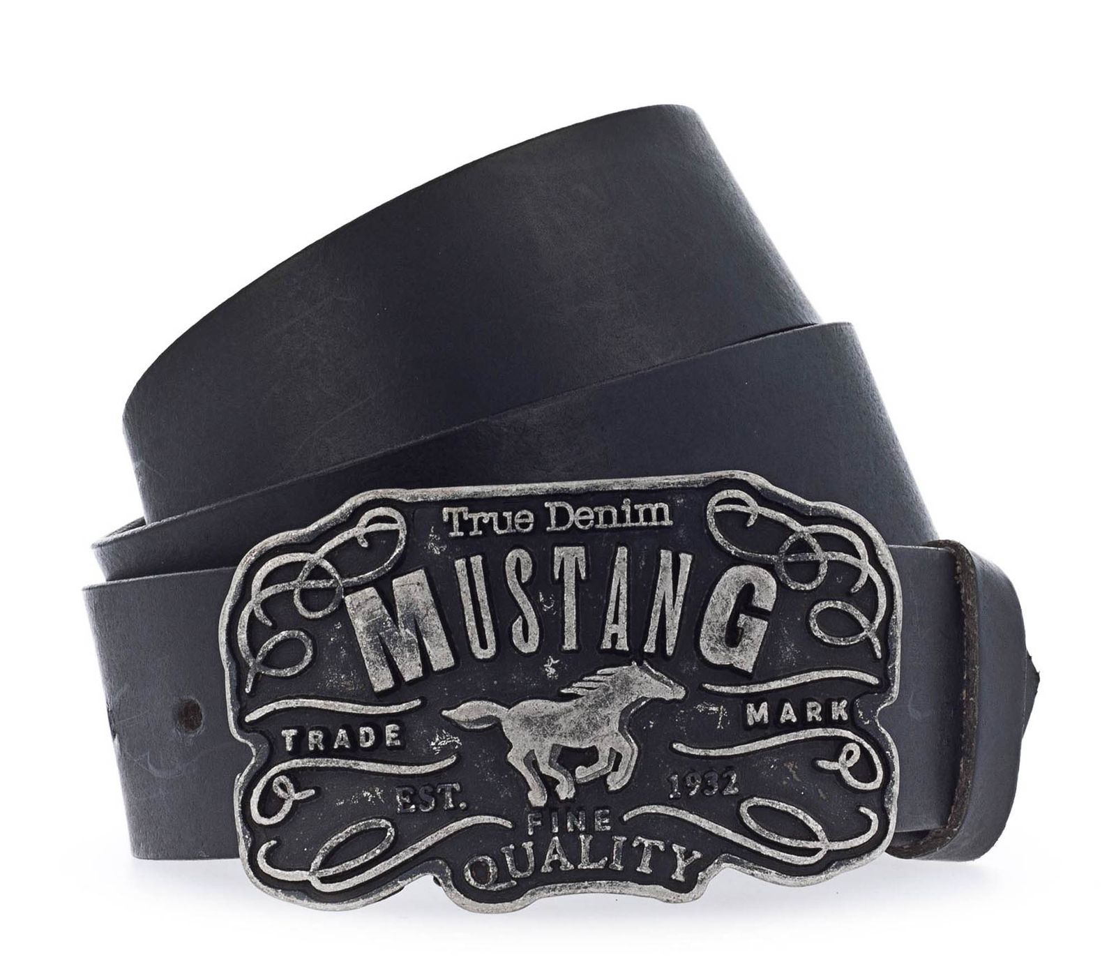 MUSTANG belt Fashion Belt 4.0 W95 Black 