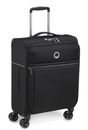DELSEY PARIS Brochant 2.0 4 Double Rolls Cabin Trolley Slim Line 55 Black