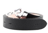Calvin Klein Reversible Logo Small Leather Belt W90 Black Crystal Pink
