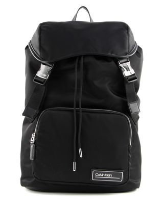 Calvin Klein Primary Backpack with Flap Black