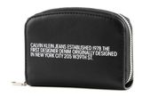 Calvin Klein CKJ Accordion Zip Around Black Calvin Klein CKJ Accordion Zip Around Black
