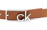 Calvin Klein Big CK Square Buckle Belt W80 Cognac Calvin Klein Big CK Square Buckle Belt W80 Cognac