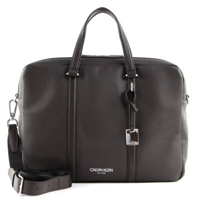 Calvin Klein CK Laptop Bag Dark Brown