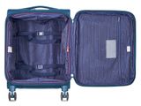 DELSEY PARIS Montmartre Air 2.0 Expandable 4 Double Rolls Cabin Trolley Slim Line 55 Lightblue