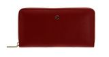 COCCINELLE Becca Zip Around Wallet Foliage Red COCCINELLE Becca Zip Around Wallet Foliage Red