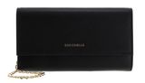 COCCINELLE Metallic Soft Wallet Noir COCCINELLE Metallic Soft Wallet Noir