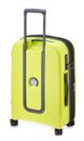 DELSEY PARIS Belmont Plus 4 Double Rolls Cabin Trolley Slim Line 55 S Green Chartreuse
