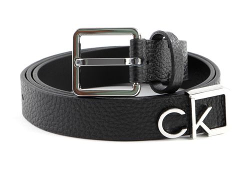 Calvin Klein Square Buckle Belt W75 Black