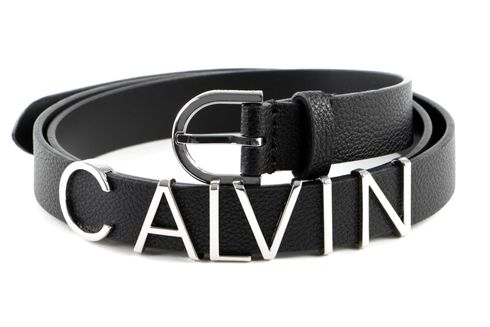 Calvin Klein Round Buckle Belt W80 Black