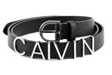 Calvin Klein Round Buckle Belt W100 Black Calvin Klein Round Buckle Belt W100 Black