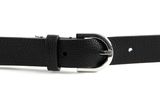 Calvin Klein Round Buckle Belt W75 Black Calvin Klein Round Buckle Belt W75 Black