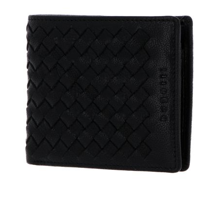 bugatti Woven Wallet Black