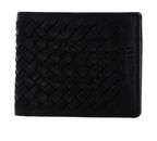 bugatti Woven Wallet Black bugatti Woven Wallet Black