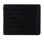 bugatti Woven Wallet Black