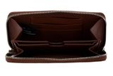 bugatti Lady Top Zip Around Wallet Cognac