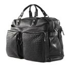 bugatti Woven Weekender Black bugatti Woven Weekender Black