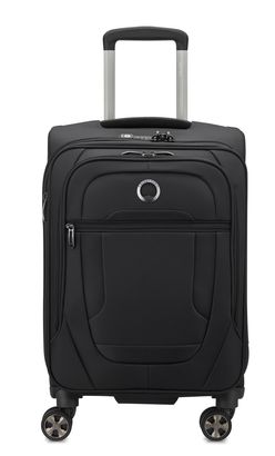 DELSEY PARIS Helium DLX Expandable 4 Double Rolls Trolley 55 Black