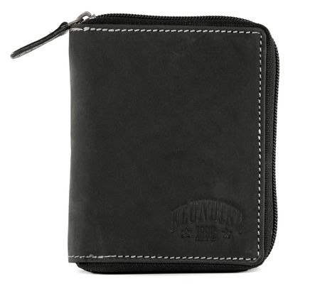 KLONDIKE 1896 Nugget Riley Zip wallet small Black