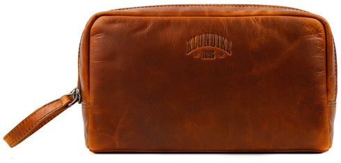 KLONDIKE 1896 Digger Tad Vanity Bag Cognac