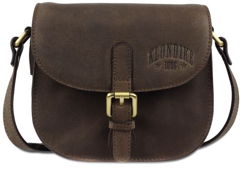 KLONDIKE 1896 Yukon Carey Shoulder bag small Dark Brown