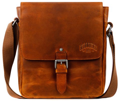 KLONDIKE 1896 Digger Erin Shoulderbag with Flap Cognac