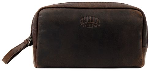 KLONDIKE 1896 Digger Tad Vanity Bag Dark Brown