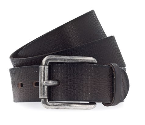 TOM TAILOR Fashion Men's Belt W85 Dark Brown