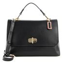 TOMMY HILFIGER Soft Turnlock Satchel Black