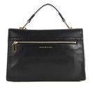 TOMMY HILFIGER Soft Turnlock Satchel Black