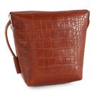 TOM TAILOR Ida Croc Flap Bag XS Croco Cognac TOM TAILOR Ida Croc Flap Bag XS Croco Cognac
