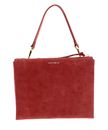 COCCINELLE Arlettis Suede Medium Handbag Foliage Red