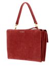 COCCINELLE Arlettis Suede Medium Handbag Foliage Red