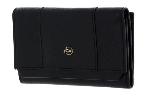 PIQUADRO Circle Wallet With Flap RFID Nero