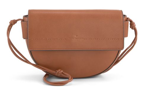 TOM TAILOR Evy Flap Bag S Cognac