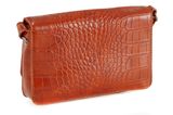 TOM TAILOR Maris Flap Bag XS Croco Cognac
