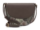 TOM TAILOR Esta Flap Bag M Snake Brown TOM TAILOR Esta Flap Bag M Snake Brown
