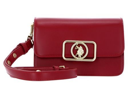 U.S. POLO ASSN. Berkeley Horizontal Flap Bag S Red / Gold