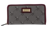 U.S. POLO ASSN. Hampton Zip Wallet Brown / Wine
