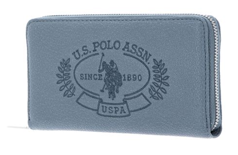 U.S. POLO ASSN. Hailey Zip Around Wallet Light Blue