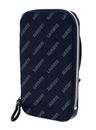 LACOSTE Chantaco Seasonal Vertical Phone Clutch Eclipse Blanc Noir
