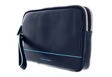 PIQUADRO Blue Square Men's Wrist Clutch Bag Blu Notte
