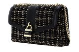 DKNY Ella Shoulder Bag with Flap L Blk / Gold DKNY Ella Shoulder Bag with Flap L Blk / Gold