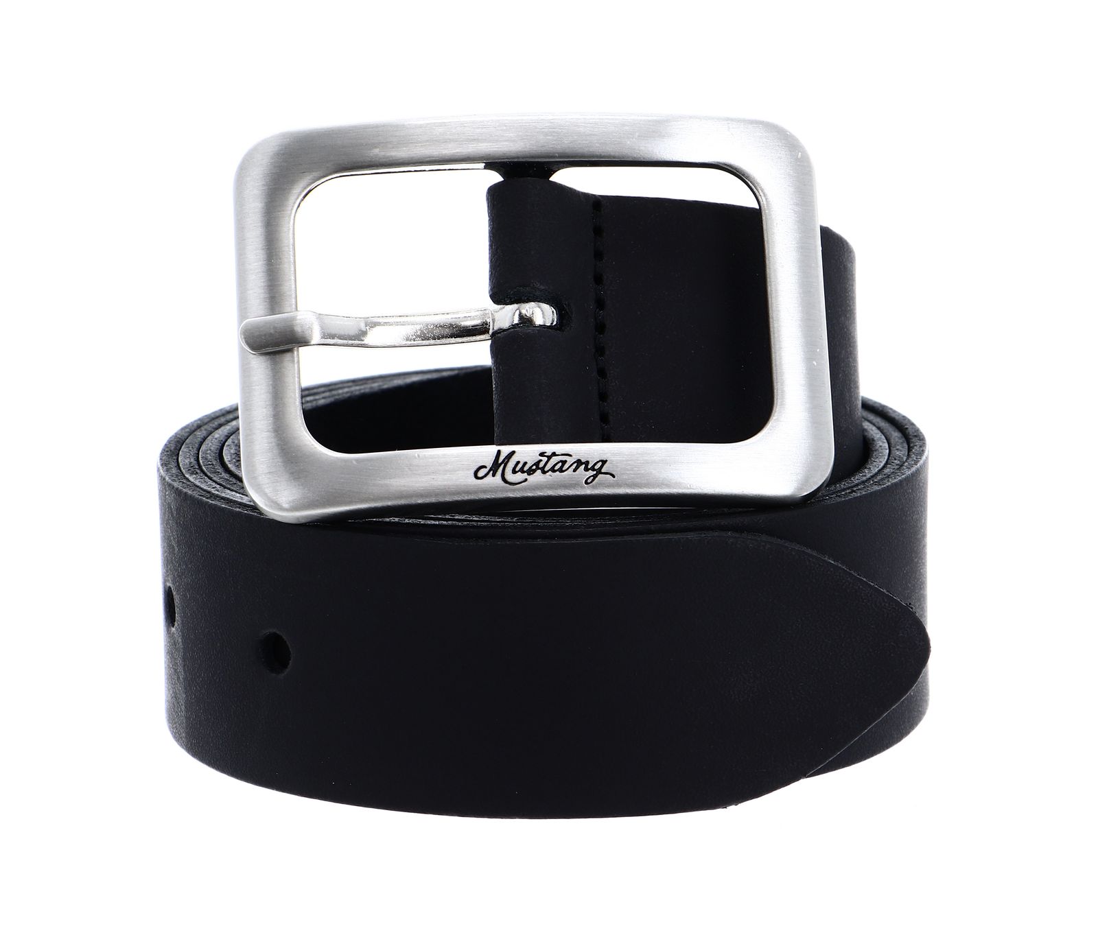MUSTANG Woman´s Leather Belt 3.5 W75 Gürtel Accessoire Black Schwarz Neu |  eBay