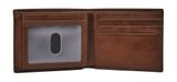 FOSSIL Beck Bifold With Flip ID Cognac
