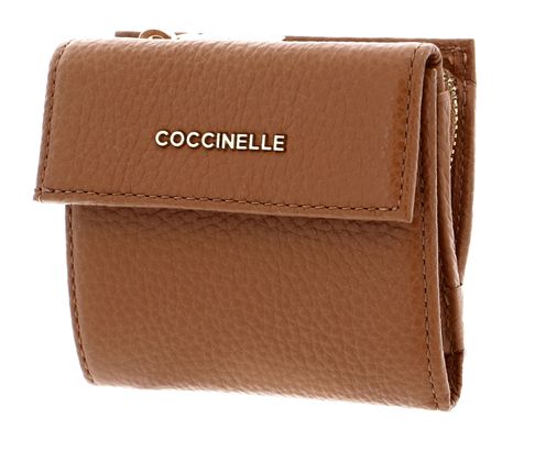 COCCINELLE Metallic Soft Wallet Caramel