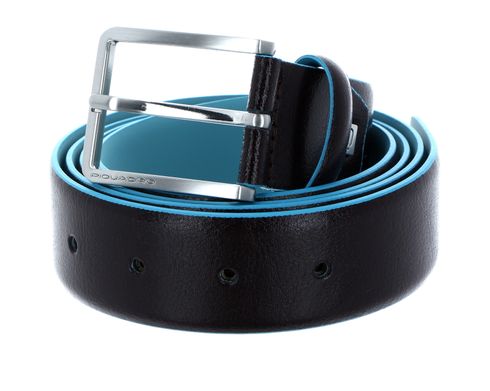 PIQUADRO Blue Square Men´s Belt With Prong Buckle W115 Mogano - shortenable